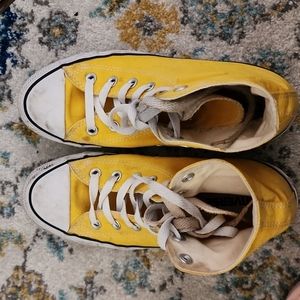 Yellow Converse Hightops